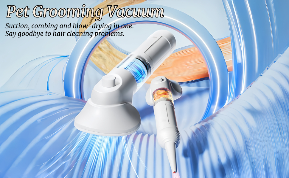 Набір для догляду за шерстю тварин: пилосос-щітка для собак та котів. Догляд за шерстю, прибирання з підлоги та килимів