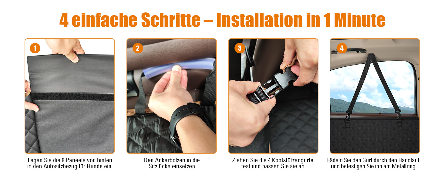 Захист для заднього сидіння автомобіля BMaoBBo: водовідштовхувальний, стійкий до подряпин, для SUV та сімейних авто (127x62 см)