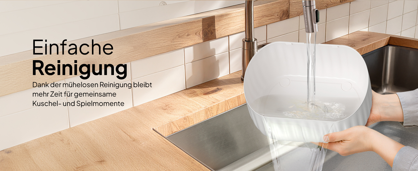 Турбофонтанчик для котів Pretty Paw з датчиком руху, бездротовий, 45 днів роботи від акумулятора, фільтр, 4 л, BPA Free, чорний