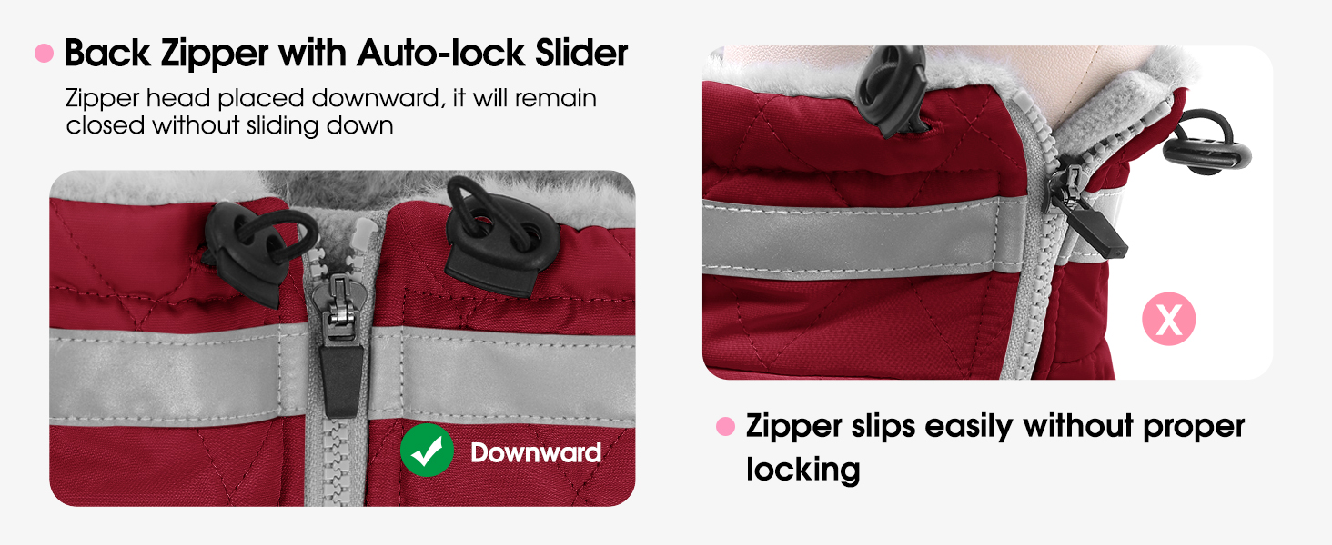 Зимовий комбінезон для собак AOFITEE - теплий водонепроникний зимовий одяг для великих собак з ніжками, підходить для Французького бульдога, колір: бордовий