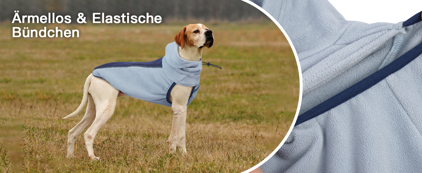 Теплий зимовий пуховик для собак Katzinst - теплий пуховик для собак з захистом живота, флісовий, для великих собак, зелений (2XL)