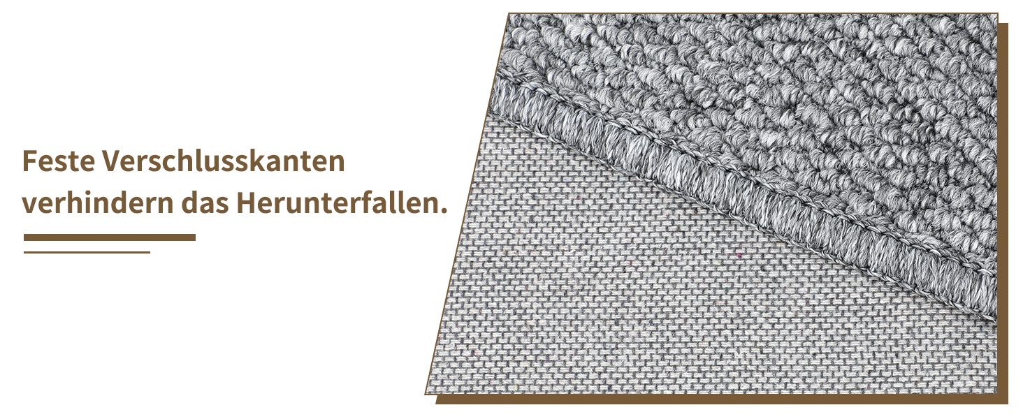 Килимок для дряпання котів FHTONGE 71x15.8 см з сизалю для кріплення на стіну, сірий