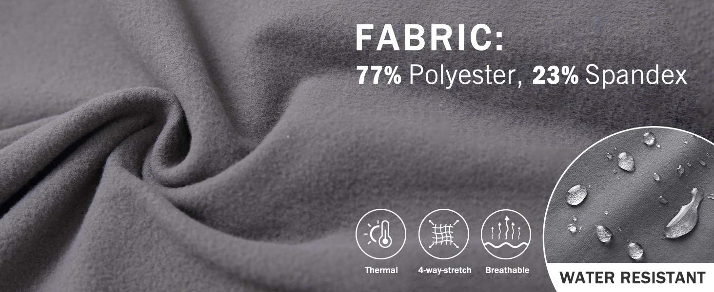 Брюки для їзди верхи Baleaf для жінок та дівчаток, зимові, утеплені, з підкладкою, водонепроникні, з кишенею для телефону, чорні, розмір M