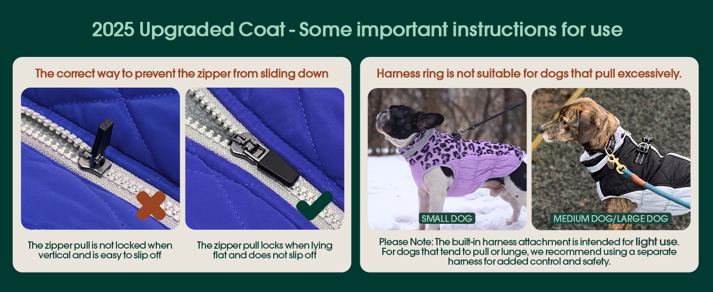 Водонепроникна куртка для собак великих порід Kuoser, тепла зимова жилетка для собак, чорна, XL