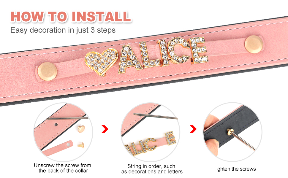 Персоналізоване шкіряне собаче ошийник з кристалами та іменем від PET ARTIST, блискучий ошийник зі стразами для собак, обхват шиї 33-43 см, фіолетовий