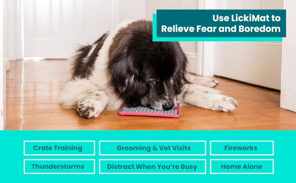 LickiMat Deluxe - килимок для котів, 20x20 см, колір: блакитний, 1 шт.