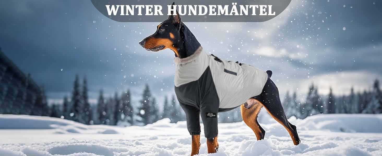 Теплий водонепроникний жилет для собак середнього та великого розміру з кільцем для повідка та кишенею. Зимовий костюм для собак, в'язаний фліс, захист від вітру та снігу, сірий, XL