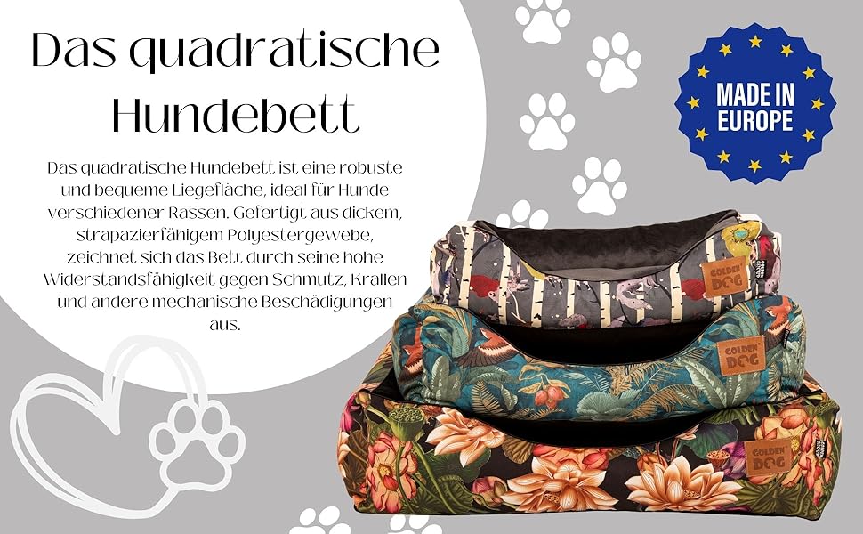 М'яке ліжко-корзина для собак 'Kinia' (Superheld, S) з високими бортиками, з велюрової тканини