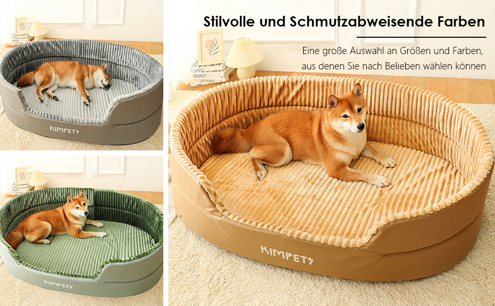 М'яке ліжко для собак та котів: зручне, миється, не слизьке, зелене, Ø60x40x26 см