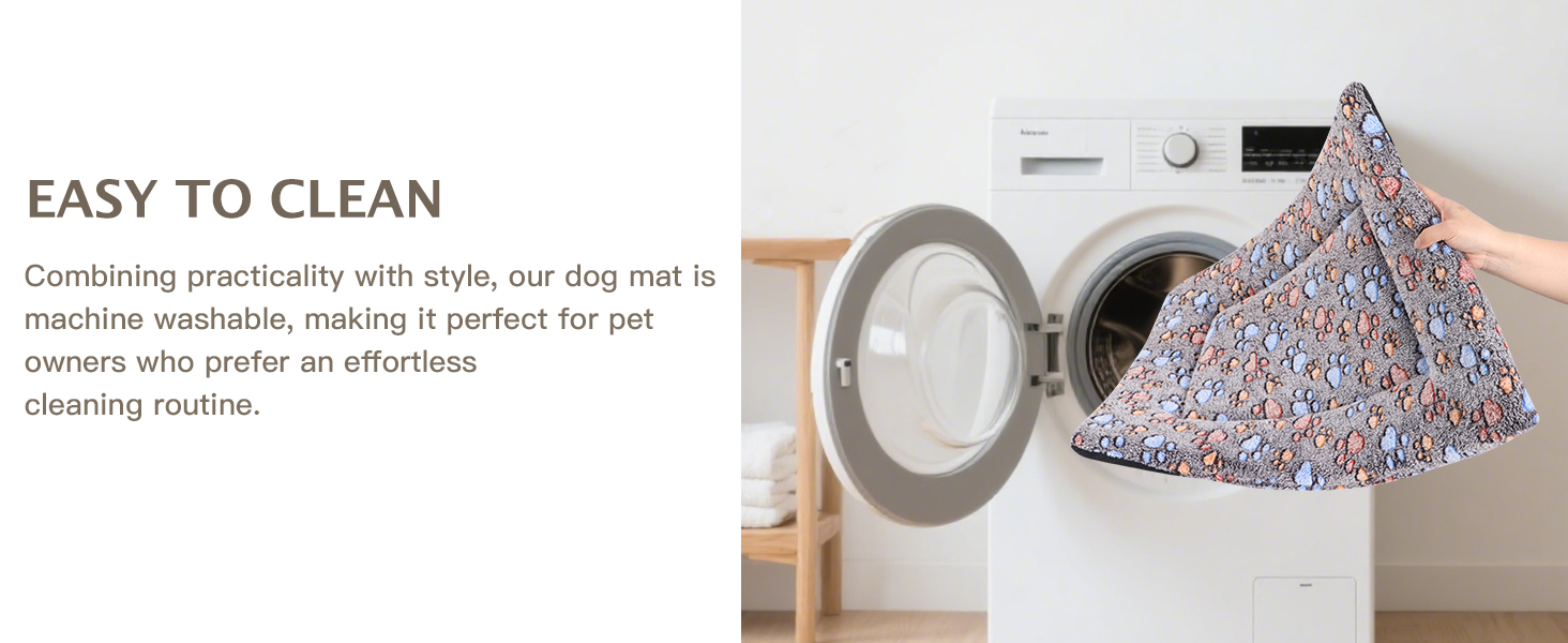 Ортопедичне ліжко для собак BVAGSS, миється, плюшеве, тепле, для собак маленьких, середніх та великих порід, XH083 (100x80 см, Колір: Кофе з лапками)