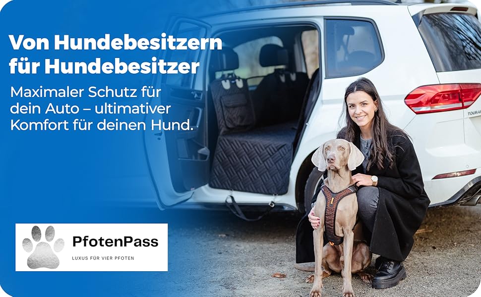 Захисна деки для собак у машину - водонепроникна та стійка до подряпин. Захист заднього сидіння, включає сумку та ремені.