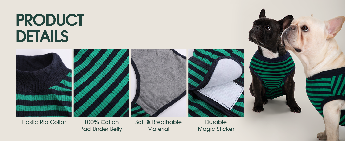 Тільце для собак після операції Kuoser: захист від лизання, дихаюча тканина, рожевий колір, XS (1 шт.)