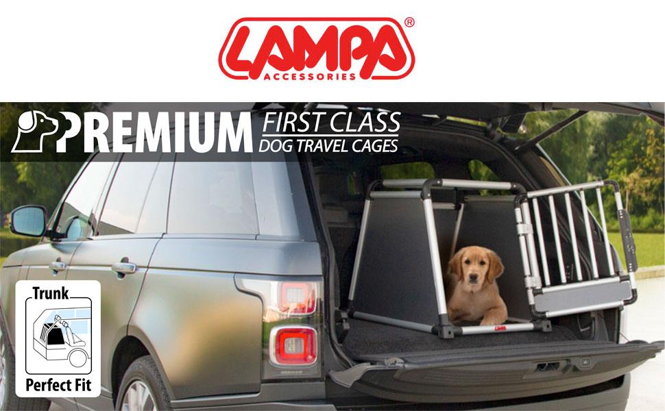 Транспортний бокс для тварин LAMPA 60501: алюмінієвий, розмір 60x50x55 см, тканинна підкладка