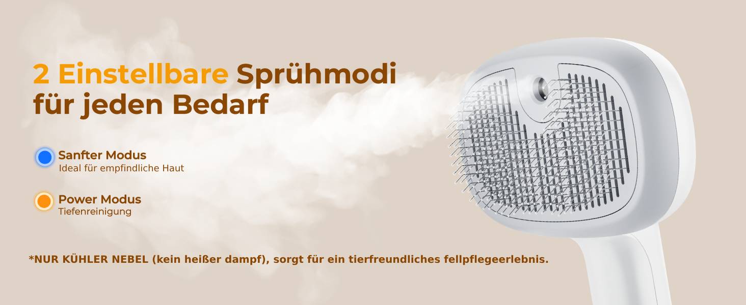 Парфумерна щітка для котів Pecute з функцією розпилення, великий резервуар для води, масажна щітка для видалення шерсті, підходить для собак та котів (зелена)