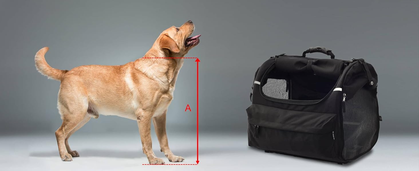 Сумка-переноска для собак Pet Bag Motorrad (до 36 кг), водонепроникна, Cordura (гібрид), для мотоцикла та багажника