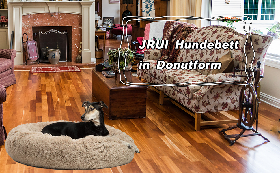 Крісло-ліжко для собак великих порід, миється, подушка для собак та котів, лежанка для собак, кошик для котів, кругле м'яке пухнасте ліжко для тварин, 110x110x20см, Бежевий колір