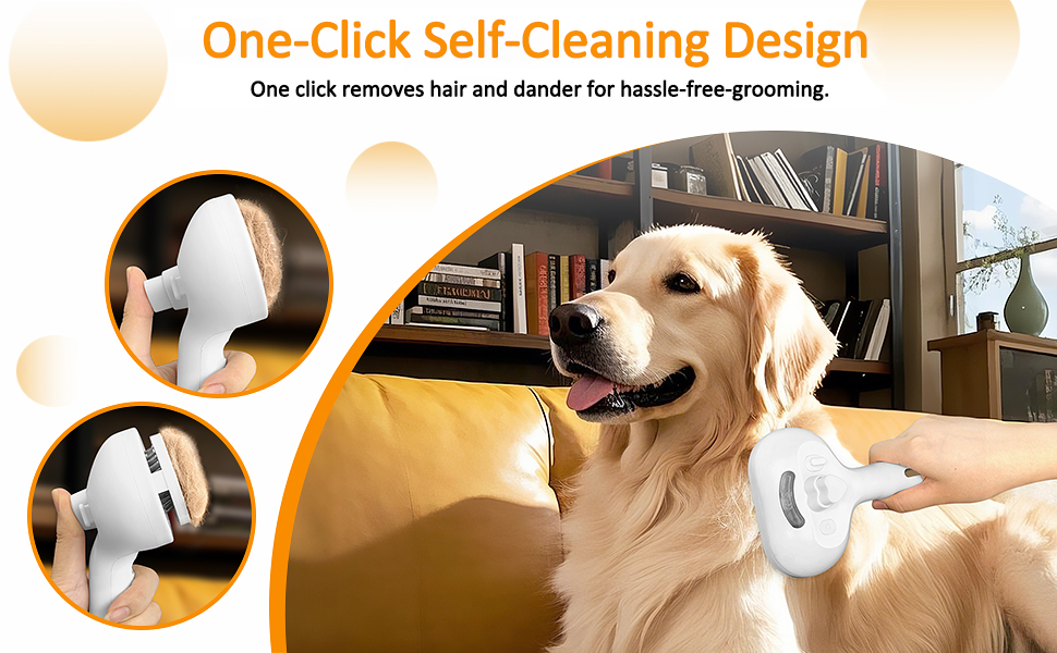 Буршлюк для котів з парою, універсальна щітка для догляду за тваринами для котів та собак, щітка для собак з парою для видалення шерсті, масажна щітка для грумінгу, підходить для довгошерстих та короткошерстих тварин білого кольору