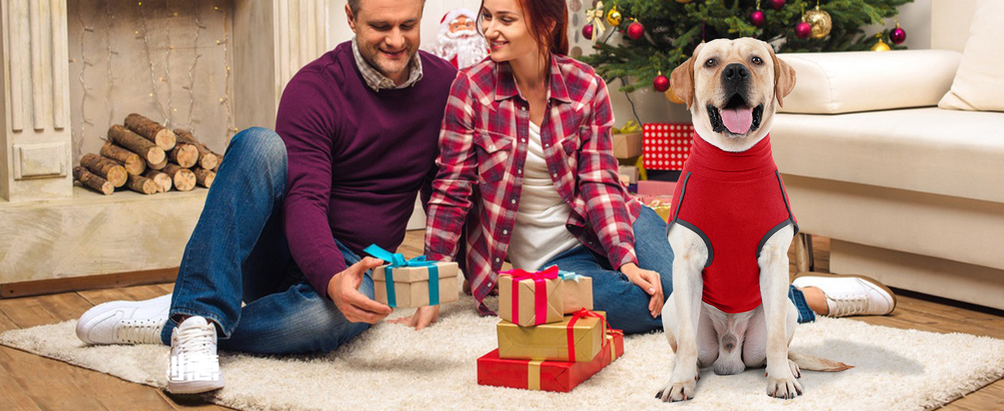 Теплий пуловер для собак, флісовий халат, зимовий халат для собак, пуловер для маленьких, середніх та великих собак - бордовий (S)