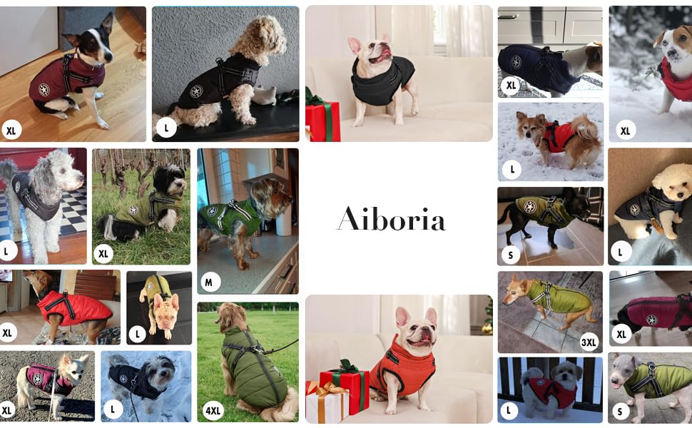 Зимова куртка для собак Aiboria: вітронепроникна, водонепроникна, 2-в-1, тепла, зелена, для цуценят та малих порід