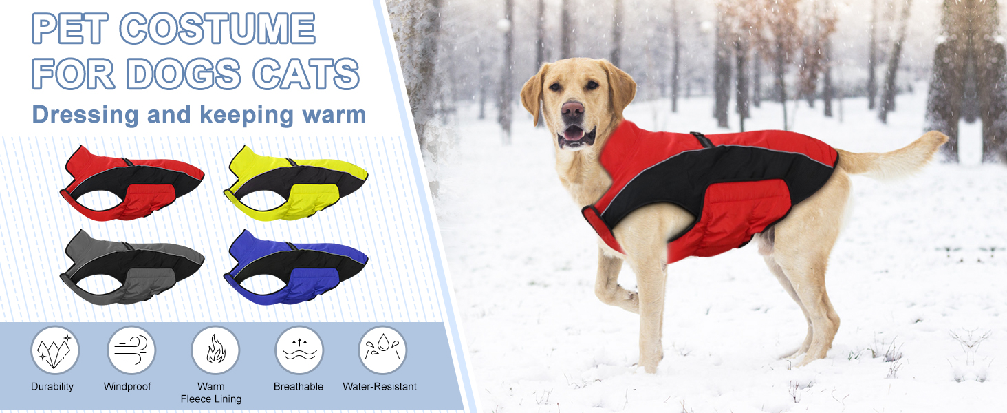 Зимова жилетка для собак - тепла бавовняна жилетка для собак, для сноубордингу, 3XL (36+ кг, 68 см обхват шиї), сіра