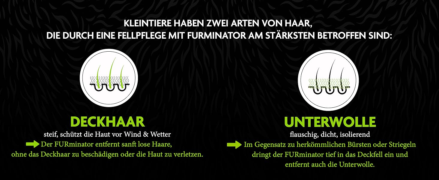 FURminator інструмент для видалення підшерстка для дрібних тварин - щітка для кроликів, гризунів та інших - покращений дизайн версії 2.0