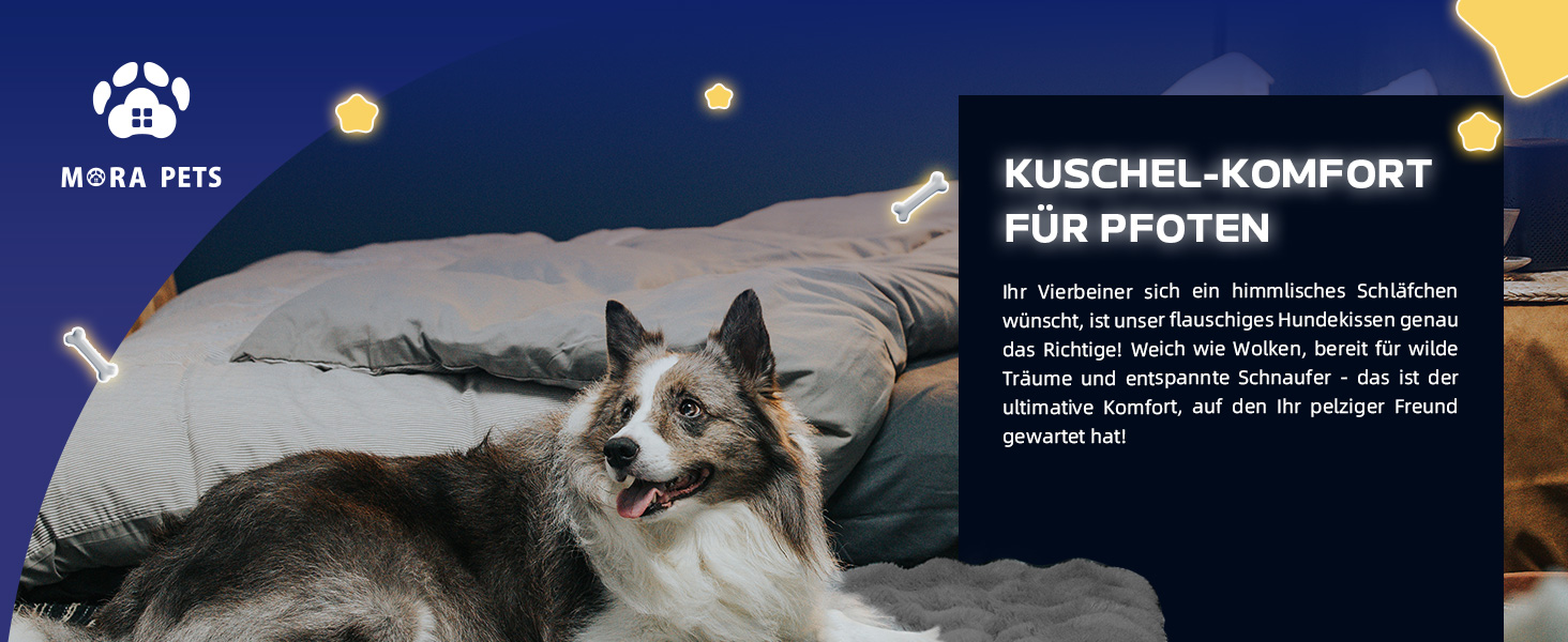 М'яке ліжко для собак Mora Pets: зручна та миюча підстилка-матрац для маленьких, середніх та великих собак, 91 x 60.5 см, темно-сірий