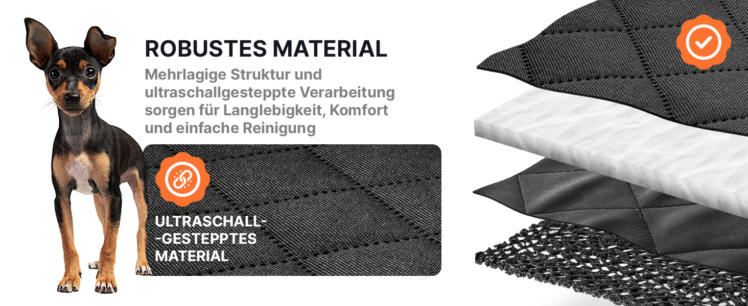 Водонепроникний захист для автосидіння собаки RAGI - 4в1: килимок, захист заднього сидіння, з кріпленням, стійкий до подряпин та ковзання. Підходить для всіх авто