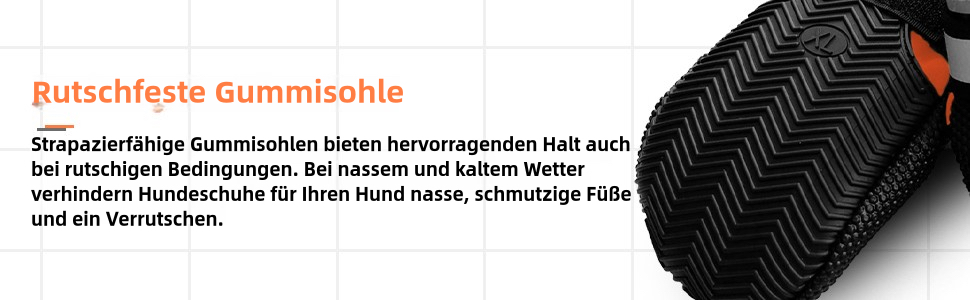 Водонепроникні чоботи для собак, 4 шт. Антиковзаючі собачі чоботи з неслизькою підошвою та світловідбиваючим кріпленням, для маленьких, середніх та великих собак (XL, Помаранчеві)
