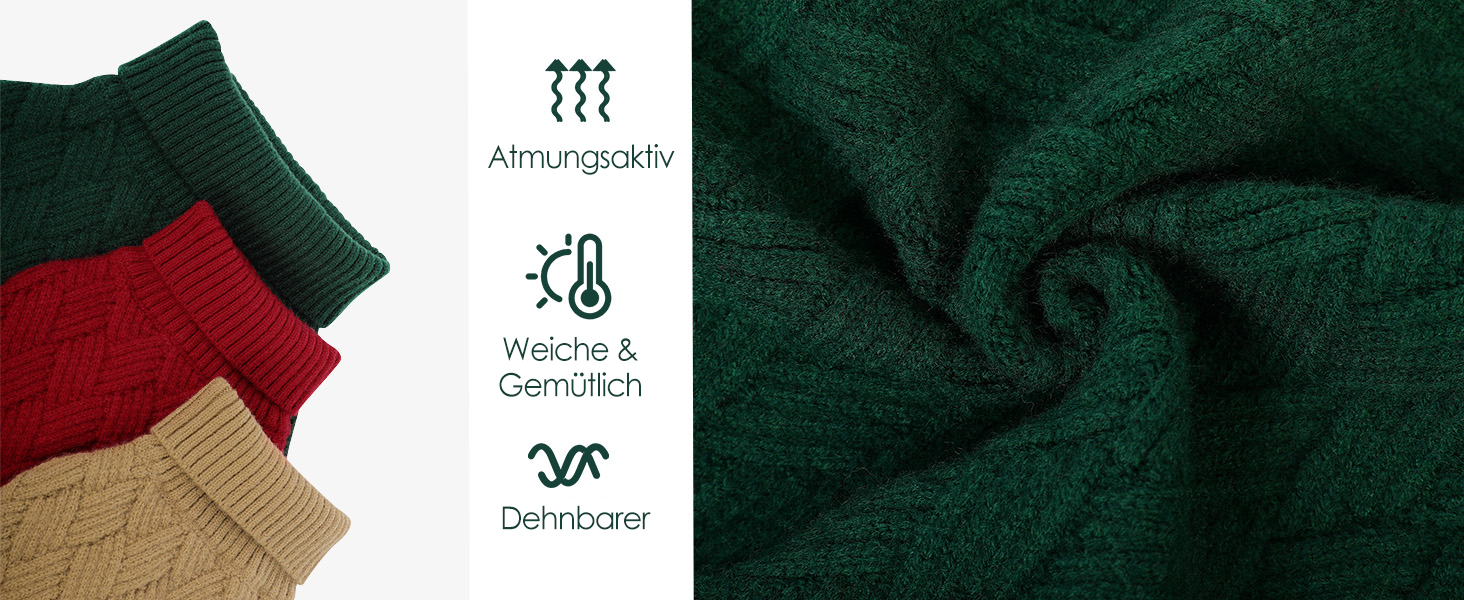 Теплий зимовий пуловер для собак AOFITEE, XS, червоний. Пуловер для котів та цуценят, зручний ролкраг.