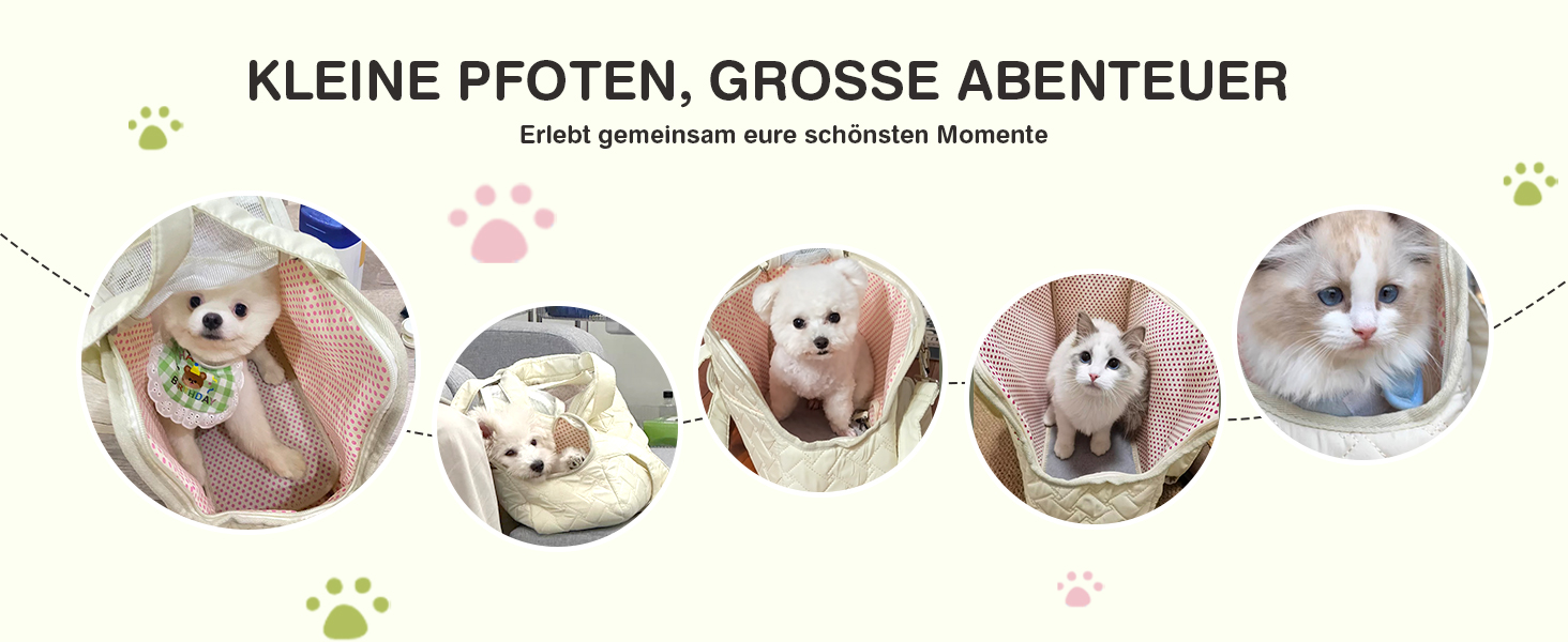 Транспортна переноска для котів та маленьких собак ALLSOPETS, зручна переноска для подорожей, переноска для цуценят з регульованим поводом (Сіра зірка, S)
