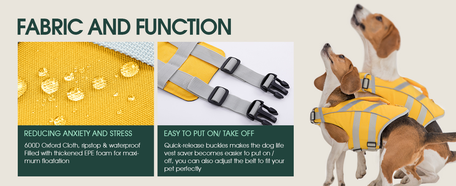 Жилет для собак Kuoser, безпечний та зручний, для малих, середніх та великих порід, помаранчевий колір