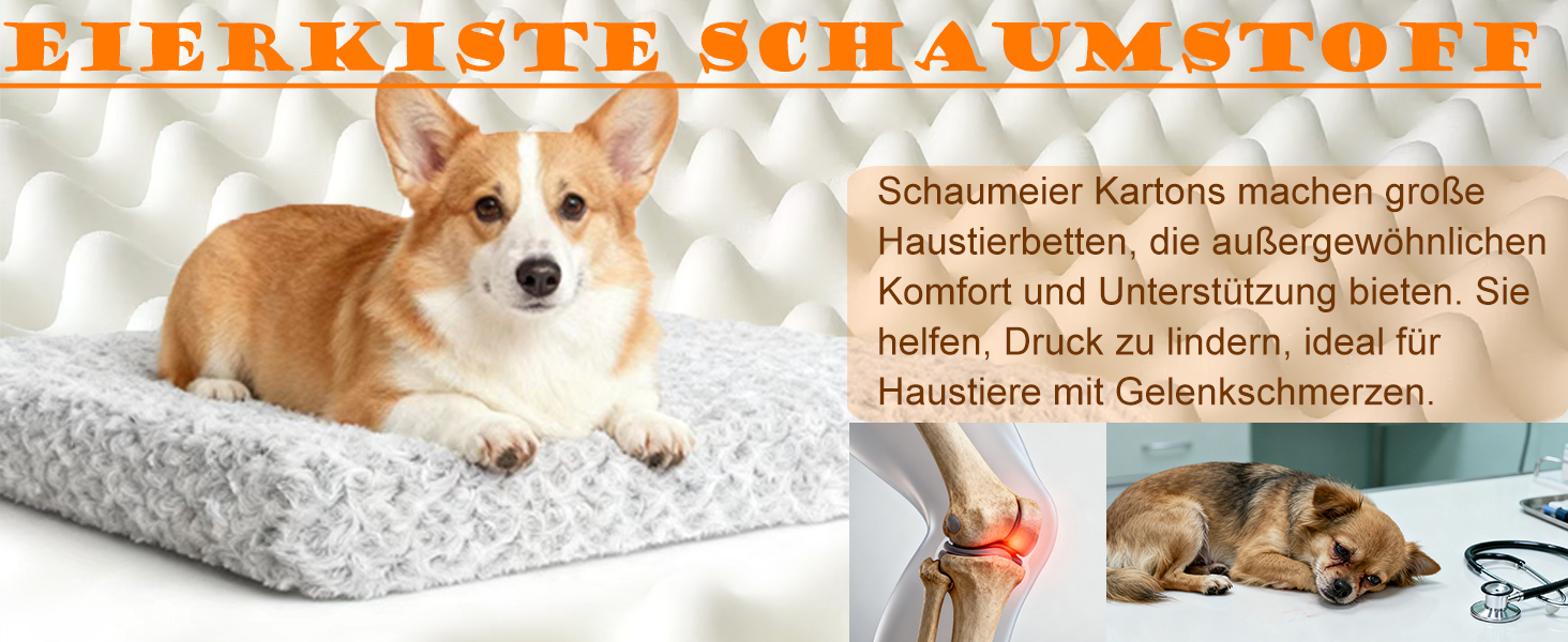 Ортопедичне ліжко для собак 90x70x8 см, середнього розміру. Зручне ліжко для собак та котів з ефектом пам'яті, антиковзаюче дно, можна прати. Сірий колір.