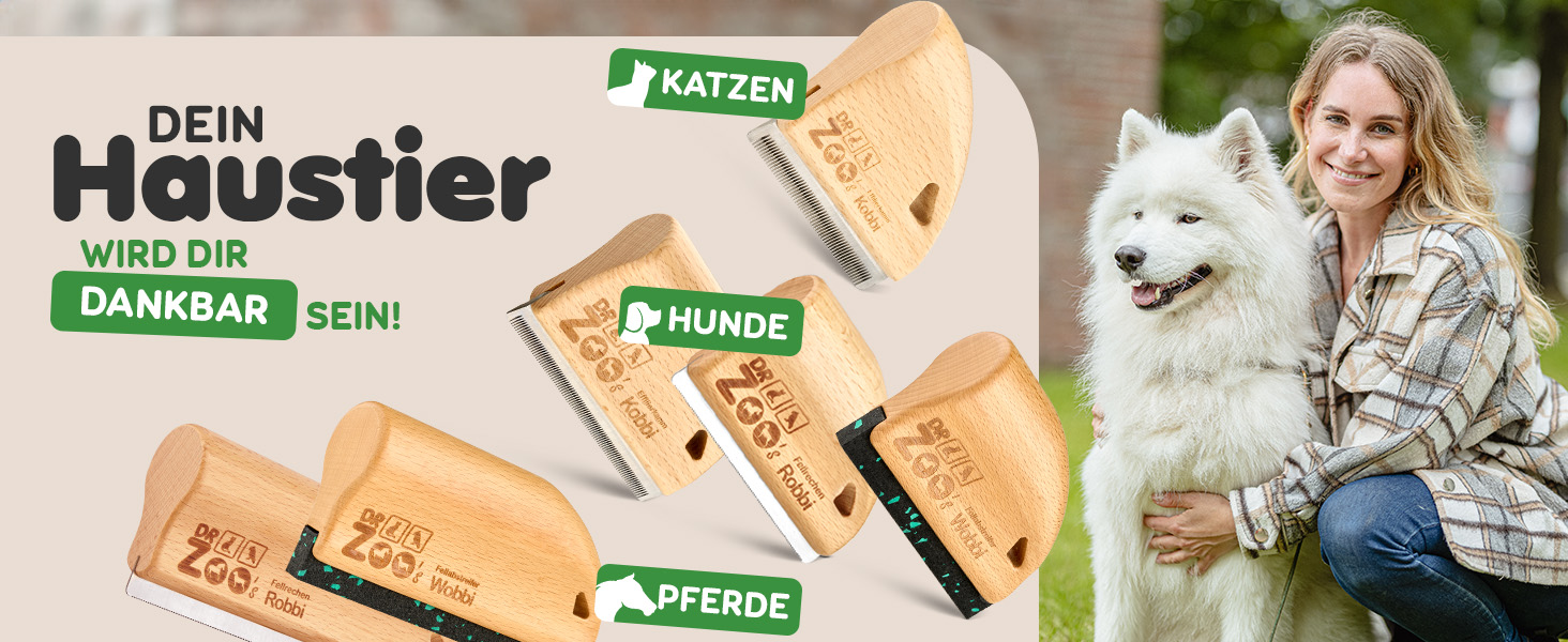 Дзеркало для коней Robbi – ефективний гребінь для зміни хутра – ідеально підходить для короткошерстих, підшерстка та догляду за конями – ергономічна щітка з нержавіючої сталі для легкого гребінню