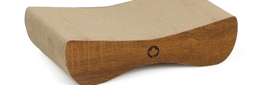 Котячий когтеточки Satellite Small - чорний, з котячою м'ятою, 37x10x23 см