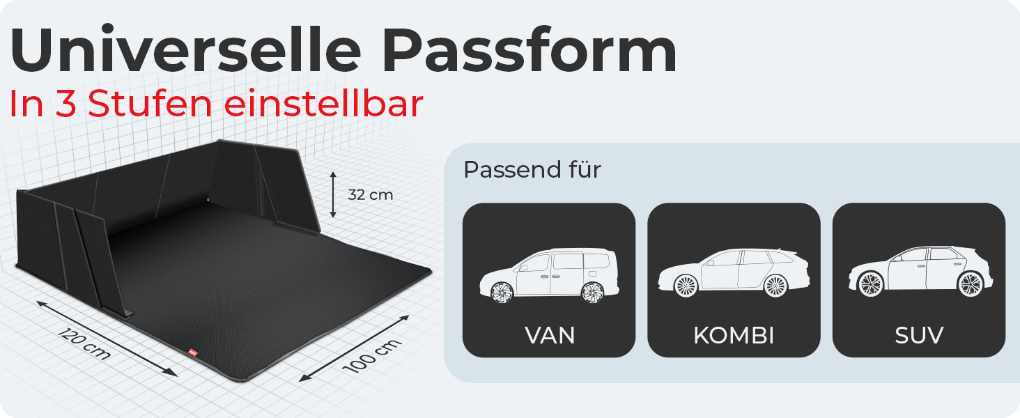 Захист для багажника автомобіля Achilles з боковинами та захистом краю, захисна ванна для багажника, килимок для багажника для собак, універсальний