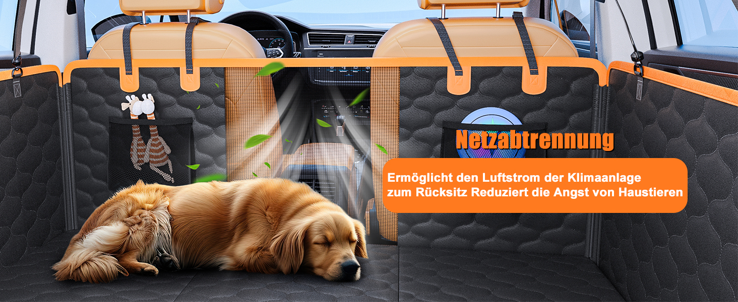 Кришка для автосидіння для собак JOEJOY, водонепроникна, стійка до подряпин, для заднього сидіння, з жорсткою основою