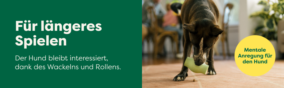 Earth Rated Диспенсер для ласощів для собак, іграшка-головоломка, велика, зелена, з натурального каучуку, для дорослих собак та цуценят, безпечна для миття в посудомийній машині та заморожування