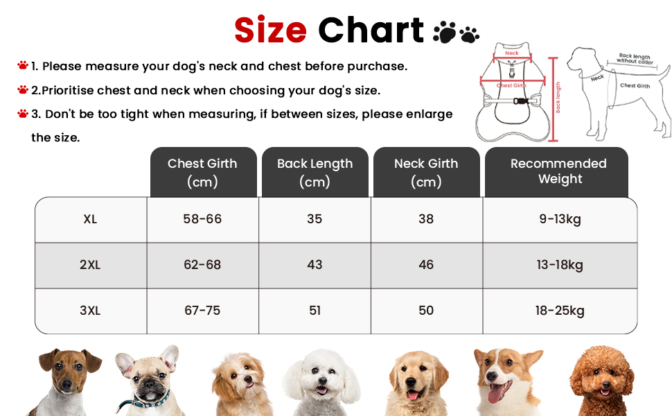 Тепла куртка для собак на зиму, чорна, з відбиваючими смужками, 3XL