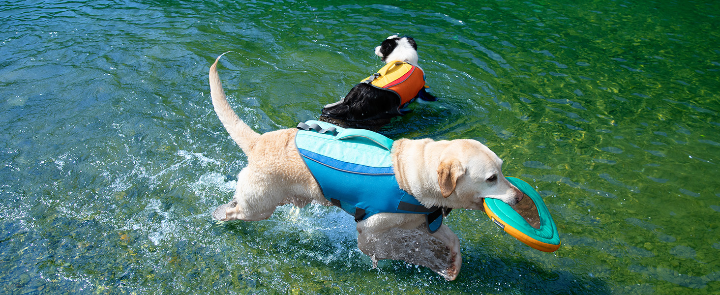 Спасальний жилет для собак ZLX Ripstop Blue L, для малих, середніх та великих собак, регульований, легкий, для плавання та водного відпочинку