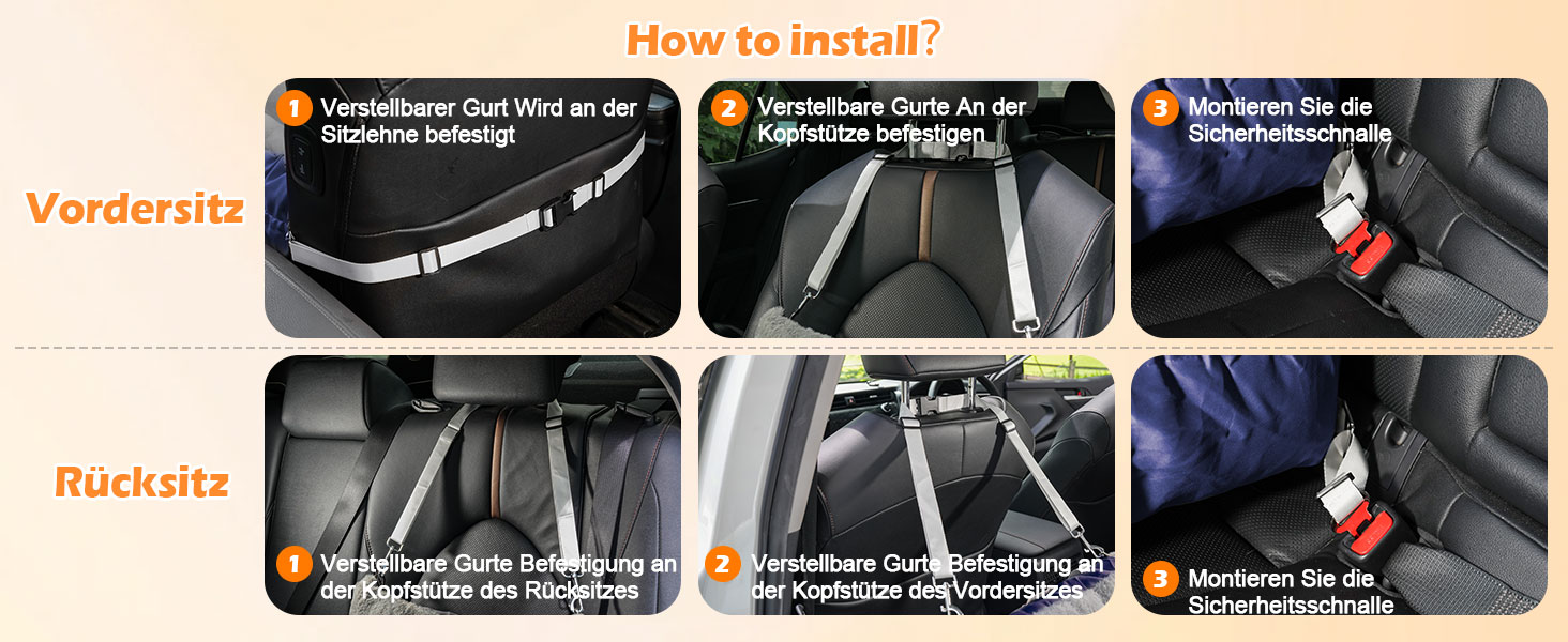 Автомобільний лежак для собак 3-в-1 - переносна ліжко для маленьких собак, з м'яким килимком, для переднього або заднього сидіння, внутрішнє та зовнішнє використання (04-Блакитний)