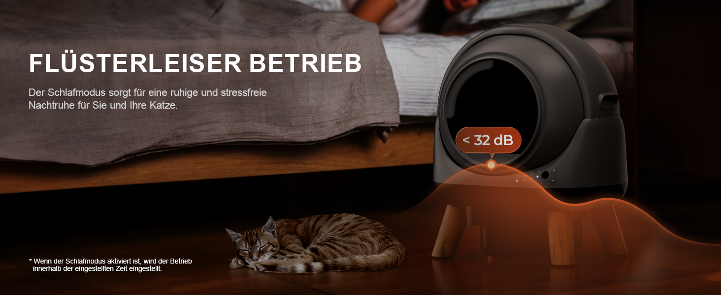 Автоматичний лоток для котів ELS PET з самоочищенням, захистом від розльоту, керуванням через додаток, без запаху, з килимком для котячого туалету та пакетами для сміття (чорний та сірий)