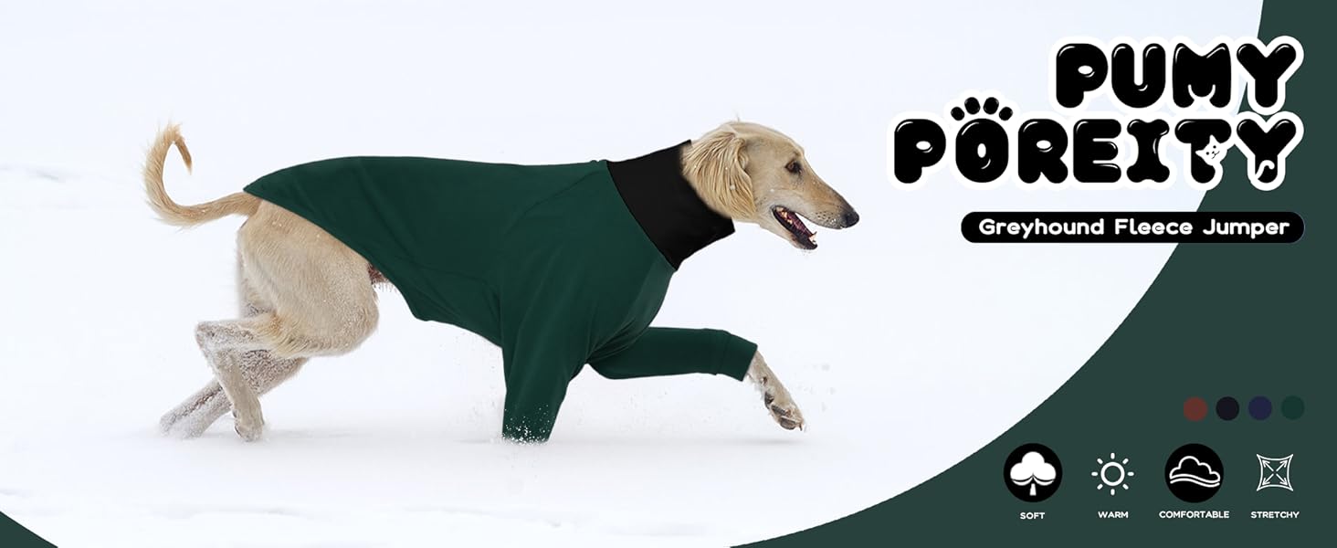 Теплий плед для Whippet, Greyhound: флісовий халат, одяг для собак, піжама (Оливковий, S)