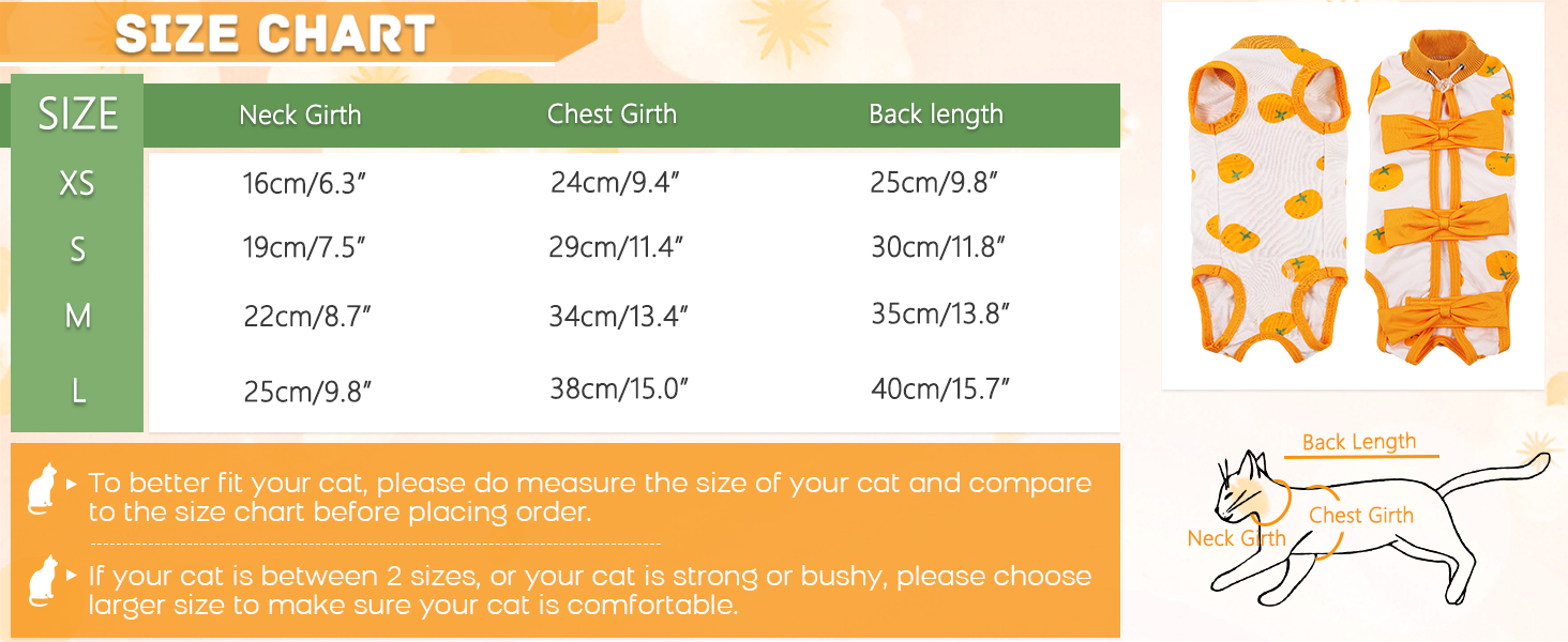 Тільце після кастрації для котів, медичний одяг, хірургічний костюм, одяг для відновлення після операції (Помаранчевий, S)