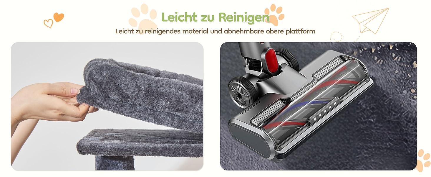 Котячий комплекс Taoqimiao 183 см XXL з будиночком, гамаком, когтеточками та великою платформою (темно-сірий)