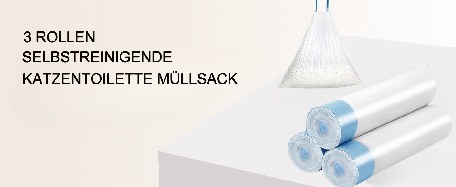 Автоматичний самоочисний лоток для котів з APP-керуванням, 65л, знімний контейнер для відходів