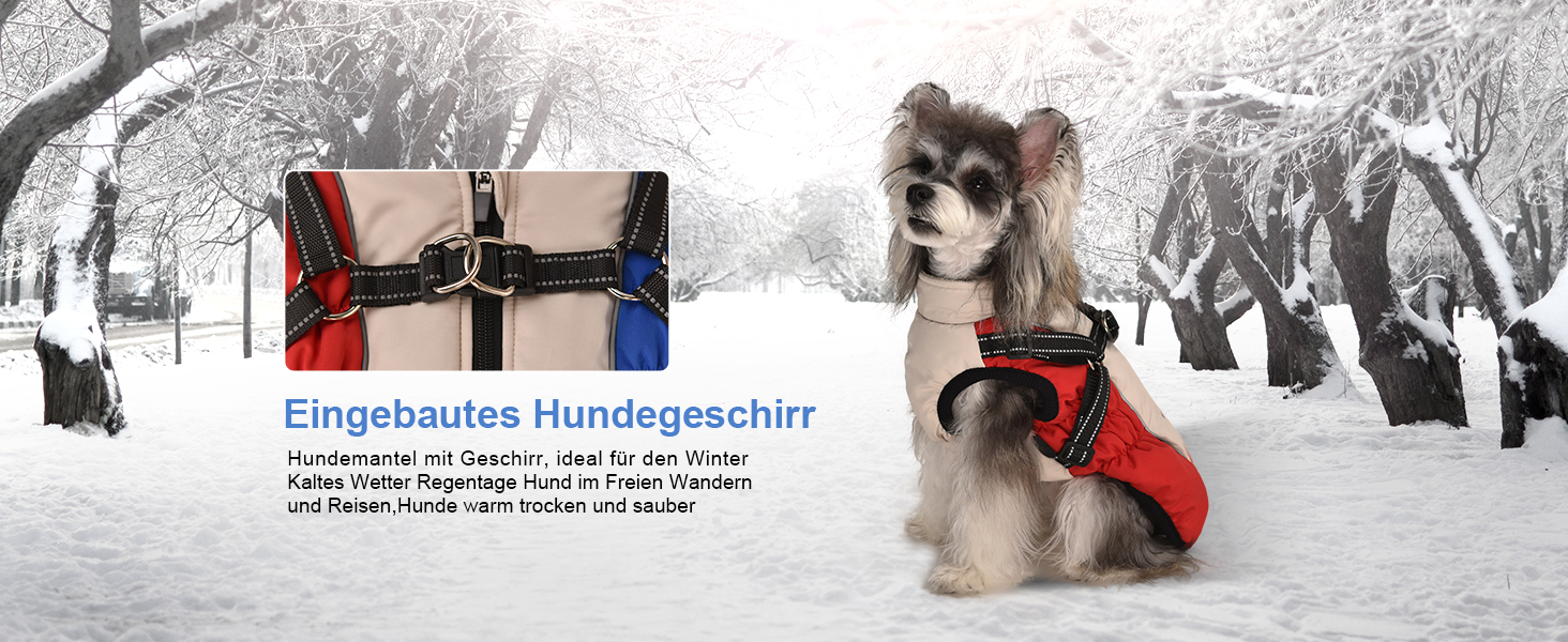 Водонепроникний одяг для собак: теплий зимовий одяг, жилет, куртка для маленьких, середніх та великих собак