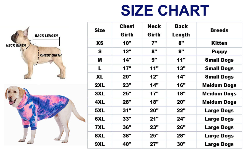 Теплий флісовий світшот з капюшоном для собак, батик, великі та середні породи (5XL, Рожевий)