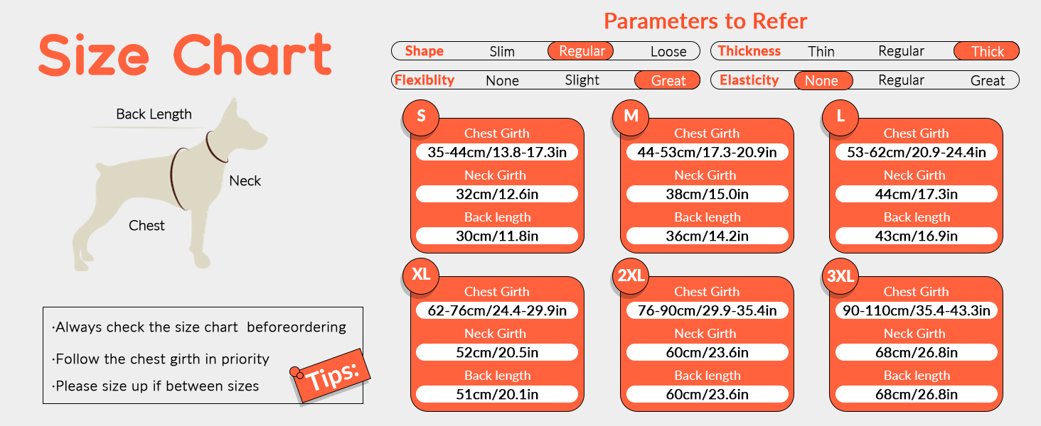Зимовий одяг для собак, тепла куртка-жилет для великих собак, водонепроникна, з флісовою підкладкою, світловідбиваюча, з отвором для повідка (Помаранчевий, XL)