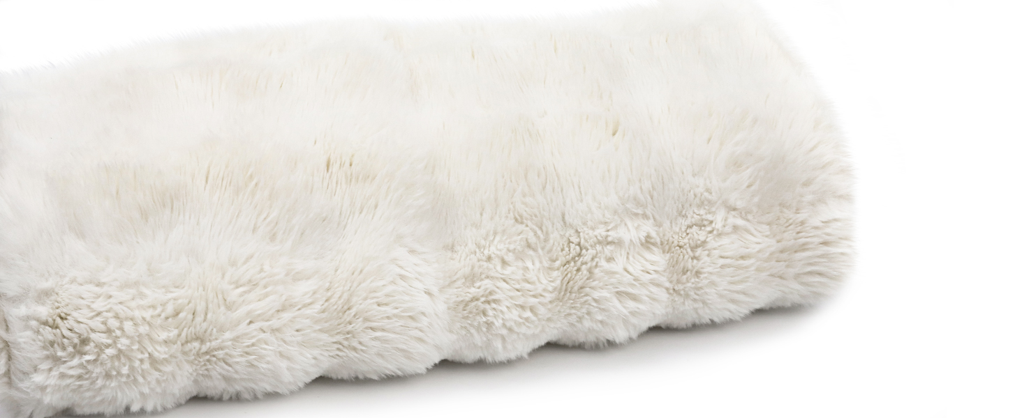 Самогріюча ковдра для домашніх тварин Wdmiya 60x45 см, для котів та собак, миюча, флаєцева, без електроживлення, для автомобіля. Білий колір, розмір M.