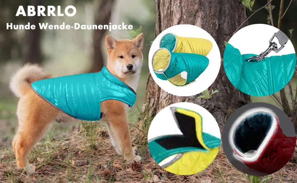 Зимова куртка для собак - тепла безрукавка з водонепроникним покриттям та світловідбиваючими елементами. Ідеальна для осені та зими. Кольори: блакитний + жовтий